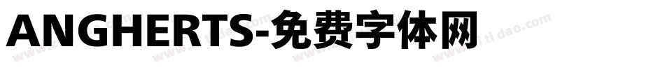 ANGHERTS字体转换