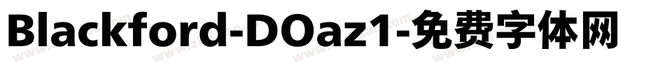 Blackford-DOaz1字体转换