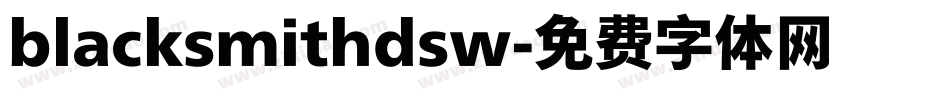 blacksmithdsw字体转换