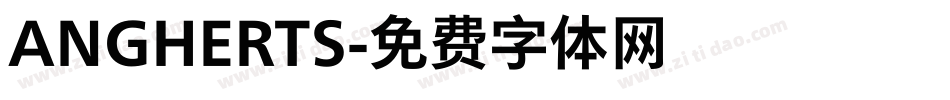 ANGHERTS字体转换