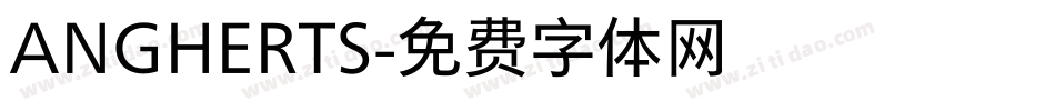 ANGHERTS字体转换