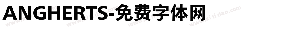 ANGHERTS字体转换