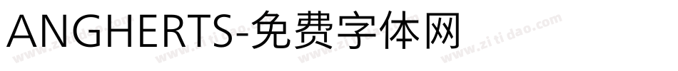 ANGHERTS字体转换