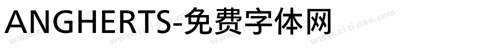 ANGHERTS字体转换