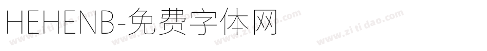 HEHENB字体转换