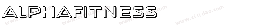 AlphaFitness字体转换