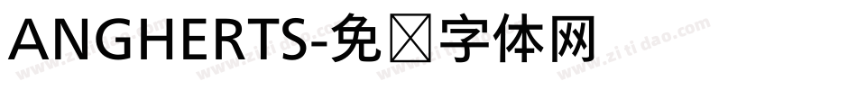 ANGHERTS字体转换