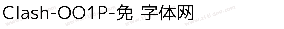 Clash-OO1P字体转换