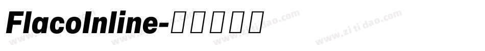 FlacoInline字体转换