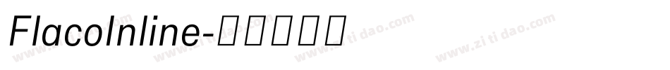 FlacoInline字体转换
