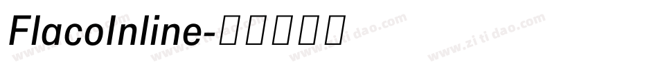FlacoInline字体转换
