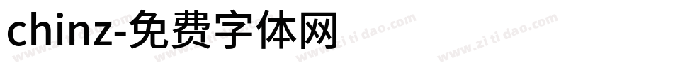 chinz字体转换