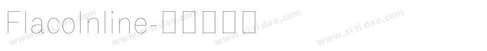 FlacoInline字体转换