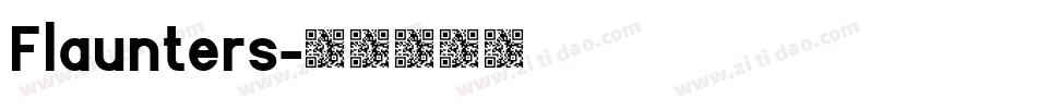 Flaunters字体转换