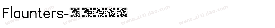Flaunters字体转换