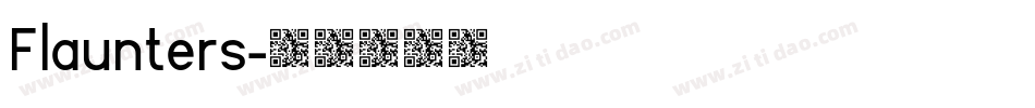 Flaunters字体转换