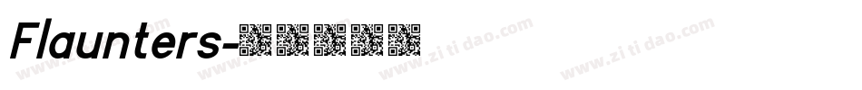 Flaunters字体转换