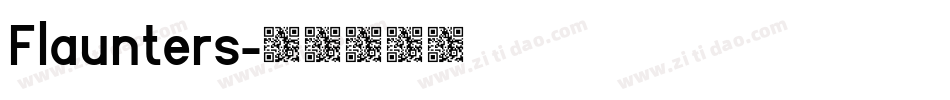 Flaunters字体转换