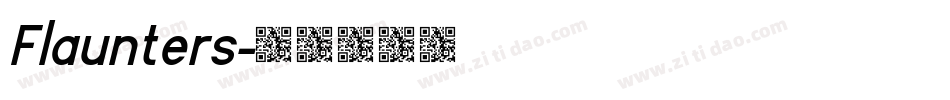 Flaunters字体转换