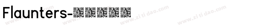 Flaunters字体转换
