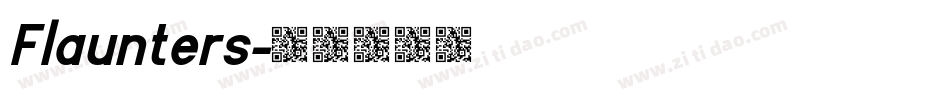Flaunters字体转换