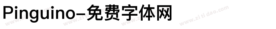 Pinguino字体转换