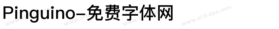Pinguino字体转换