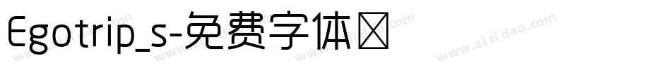 Egotrip_s字体转换