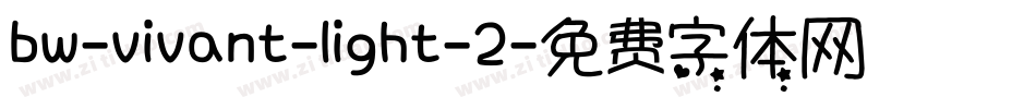bw-vivant-light-2字体转换