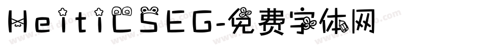 HeitiCSEG字体转换
