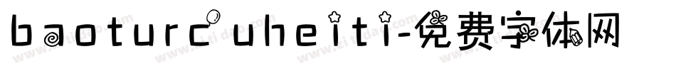 baoturcuheiti字体转换