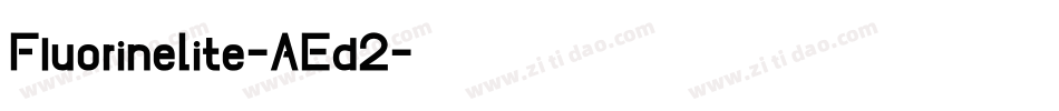 FluorineLite-AEd2字体转换