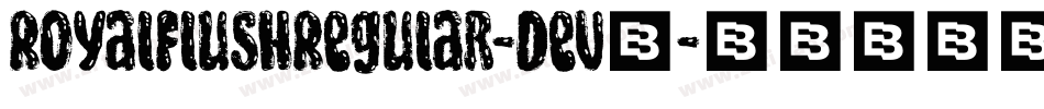 RoyalFlushRegular-Dev1字体转换