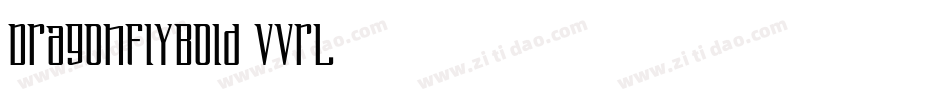 DragonFlyBold-vVrL字体转换