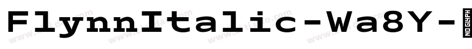 FlynnItalic-Wa8Y字体转换