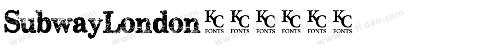 SubwayLondon字体转换