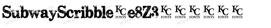 SubwayScribble-e8Z3字体转换