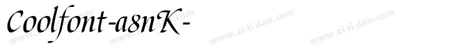 Coolfont-a8nK字体转换