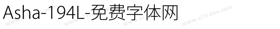 Asha-194L字体转换