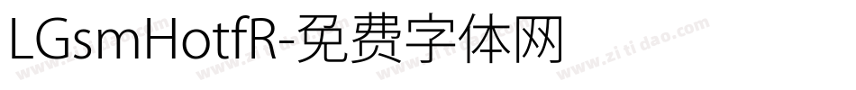 LGsmHotfR字体转换