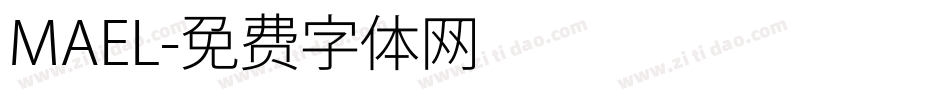 MAEL字体转换