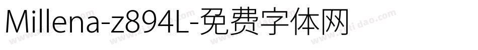 Millena-z894L字体转换