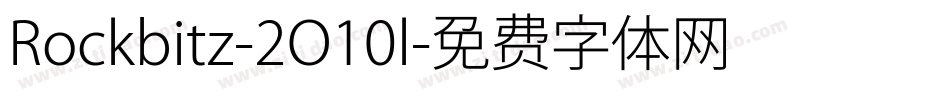 Rockbitz-2O10l字体转换