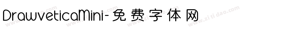 DrawveticaMini字体转换