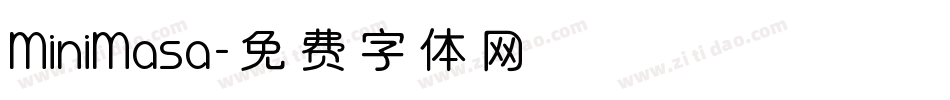 MiniMasa字体转换