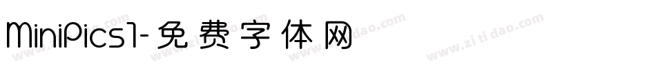 MiniPics1字体转换