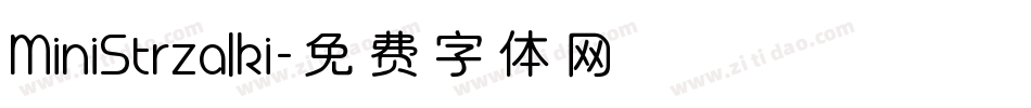 MiniStrzalki字体转换
