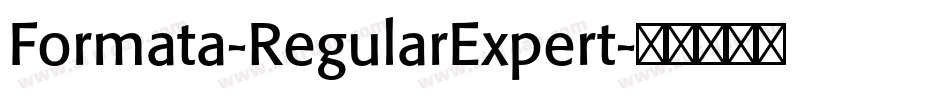 Formata-RegularExpert字体转换