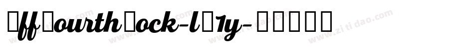 HffFourthRock-l21y字体转换