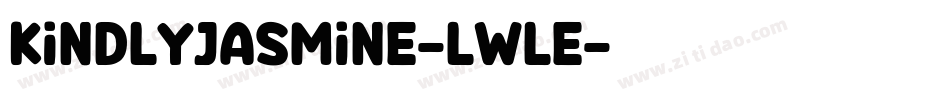 KindlyJasmine-lwle字体转换